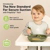 3-Pack Prep Suction Plates for Baby, 100% Silicone Toddler Plates, BPA-Free Divided Baby Plates with Suction - 2 of 4