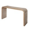 Okak 59IN Waterfall-Style Entryway Table with Wood Beads, Console Table with Minimalism Design, Accent Table for Hallway, Living Room, Natural - 4 of 4