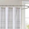 LunaLulinlk Cotton Printed Shower Curtain with Trims - 4 of 4