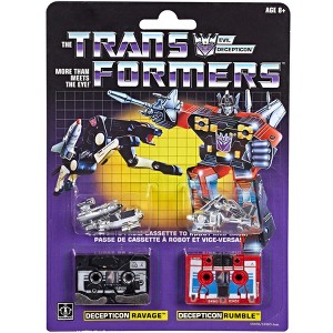 Transformers G1 Ravage and Rumble Set of 2 | Transformers Vintage G1 Reissues Action figures - 1 of 3