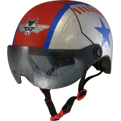 bike helmet with shield