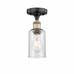 Clymer - 1 Light Semi-Flush Mount In Art Deco Style-9.63 Inches Tall and 3.88 Inches Wide - 1 of 1