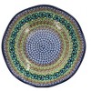 Blue Rose Polish Pottery 273 Ceramika Artystyczna Large Scallop Bowl - 2 of 3