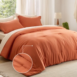 Cozy Comfort by Bedsure | Boho Contrasting Design Comforter Set 5-7 Pieces Lightweight & Soft Bedding Set for All Season - 1 of 4