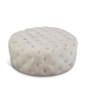 Meridian Furniture,Addison Velvet Ottoman/Bench - 1 of 4