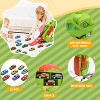 Skirfy 20 in 1 Dinosaur Transport Truck with 20 Cars, City Dinosaur Ultimate Hauler Track Toy, green - 4 of 4