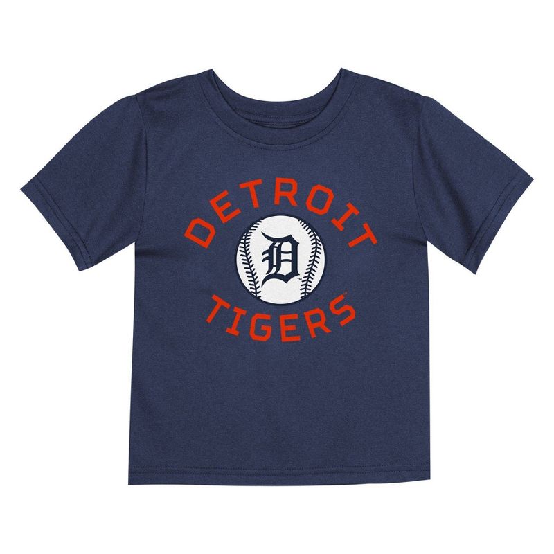 MLB Detroit Tigers Toddler Boys&#39; 2pk T-Shirt, 3 of 4