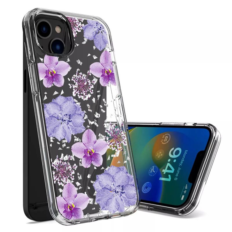 Reiko Pressed dried flower Design Phone case For iPhone 14 Plus, 2 of 5