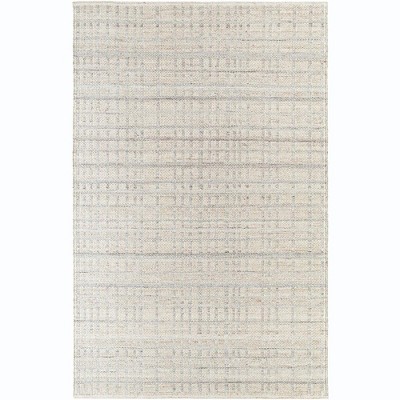 Mark & Day Ishaq 8'x10' Rectangle Woven Indoor Area Rugs Ash: Geometric Wool, Stain-Resistant, Pet Friendly, Handmade