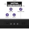 Keyboard Piano, 61 Key Electric Piano Keyboard for Beginners and Kids, with Microphone, Power Supply, Built In Speakers, Portable Keyboard Teaching - 4 of 4