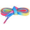 INSPIRE CHIC Three Colors Gradient Flat Shoe Laces for Sneakers 1 Pair - 2 of 4