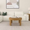 Plank+Beam Solid Wood Contour Round Coffee Table, 30" Coffee Table, Coffee Tables for Living Room, Modern Center Table for Small Spaces - 2 of 4