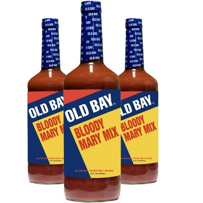George’s Beverage Company Old Bay Mix - 1L Bottle - Gluten Free, All Natural Mixer