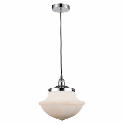 Oxford - 1 Light Cord Hung Mini Pendant In Modern Style-12.13 Inches Tall and 11.75 Inches Wide