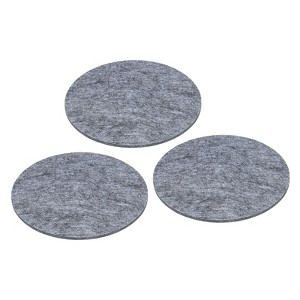Unique Bargains Adhesive Anti-Slip Felt Floor Pads for Lamp Bases 3 Pcs - 1 of 3