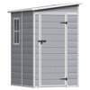 LACOO 5' x 4' Outdoor Storage Plastic Shed with Window and Floor - 2 of 4