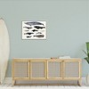 Stupell Industries Vintage Nautical Chart of Whales Ocean Life Framed Giclee Art - 3 of 4
