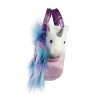 Aurora Small Sparkle Heart Purple Unicorn Fancy Pals Fashionable Stuffed Animal 5.5" - 3 of 4