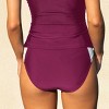 Women's Sleek Black Mid-Rise Colorblock Bikini Bottoms - Cupshe - 3 of 4