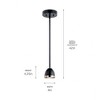 Kichler Lighting Baland 1 - Light Pendant in  Black - 2 of 2