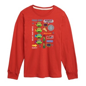Boys' - Teenage Mutant Ninja Turtles - Icon Cluster Long Sleeve Graphic T-Shirt - 1 of 4