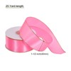 Unique Bargains Double Face Wide Satin Ribbon with Gold Edges for Wedding Bouquet - 2 of 4