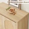 Farmhouse Console Table, Sofa Table with 2-Door, Entryway Table with Storage Shelf, Hallway Table - 3 of 4