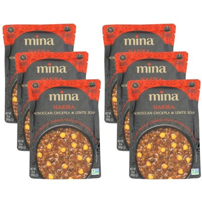 Mina Harira Chickpea and Lentil Soup - Case of 6/10 oz