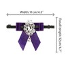 INSPIRE CHIC Women's All-match Fashion Performance Adjustable Diamond-encrusted Brooch Neck Tie - 2 of 4