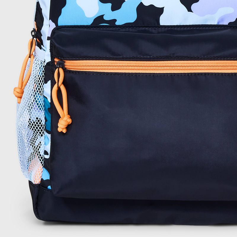 Boys&#39; Backpack with Camouflage - Cat &#38; Jack&#8482; Blue/Orange, 5 of 6
