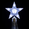 Northlight LED Lighted Show Cone Christmas Tree Outdoor Decoration - 9' - Pure White Lights - 3 of 4