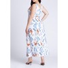 ELOQUII Women's Plus Size Roping Detail Printed Maxi Dress - 3 of 3