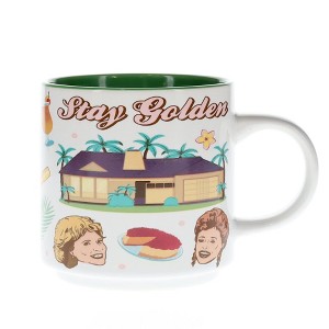 Silver Buffalo The Golden Girls Icons Ceramic Coffee Mug | Holds 13 Ounces - 1 of 4