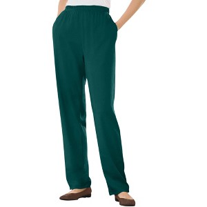 Woman Within Tall 7-Day Knit Straight Leg Pant - 1 of 4