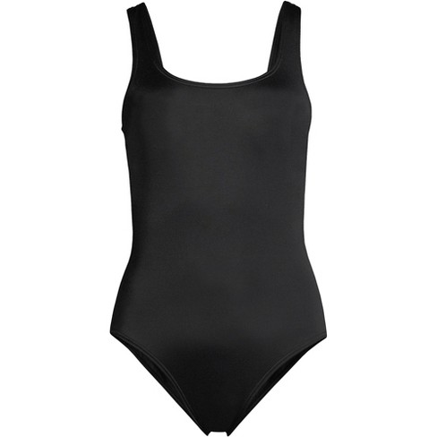 Lands' End Women's Ddd-cup Chlorine Resistant Scoop Neck Soft Cup Tugless  Sporty One Piece Swimsuit - 8 - Deep Sea Navy : Target