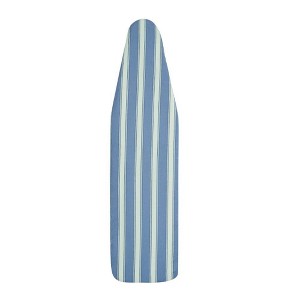 Seymour Home Products Ultimate Replacement Cover and Pad Blue/Green Stripe: Ironing Board Cover, Elastic Band, 55"x15" - 1 of 4