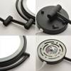 SEVOBAL Bathroom Vanity Mirrors Wall Mounted Makeup Mirror with Dual Magnification Sturdy Build Effortless Mounting, Black, 13.5"*9"*8" - 3 of 4