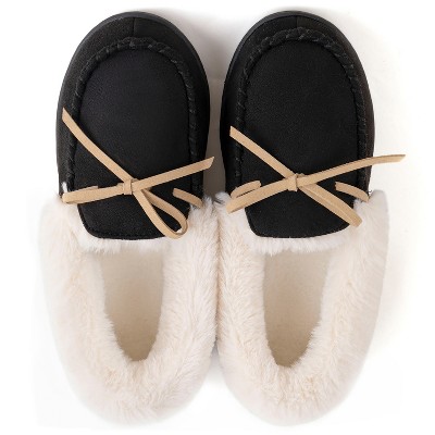 RockDove Women's Caroline Glittered Moccasin Slipper