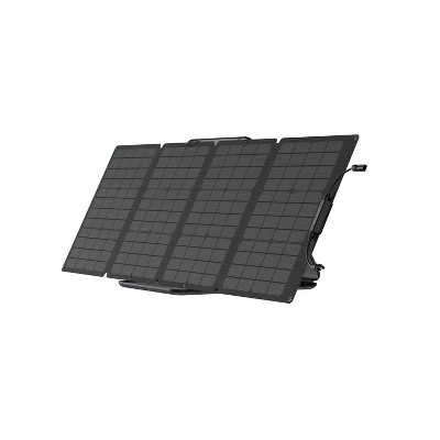 EF ECOFLOW 110W Portable Solar Panel, Foldable with Carry Case, High 23% Efficiency, IP68 Water & Dustproof Design for Camping, RVs, or Backyard Use