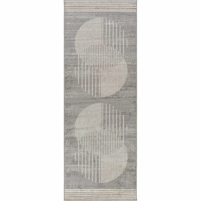 Hauteloom Zeke Geometric Smoke Rug
