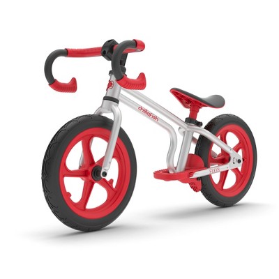 red balance bike