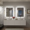Apmir Super Bright 192 LEDs/m Back LED Lighted Anti-Fog Tempered Glass Bathroom/Vanity Mirror with ETL & 3-Year Warranty - 3 of 4