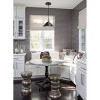 Claxy Industrial Farmhouse Pendant Light Kitchen Island Black - 2 of 4