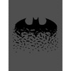 Batman Falling Logo Boy's Charcoal Heather T-shirt - 2 of 3