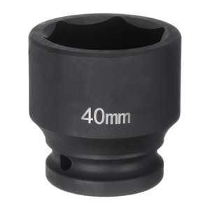 Unique Bargains Metric 40Cr Alloy Steel 3/4" Drive Spindle Axle Nut 6-Point Impact Socket - 1 of 4
