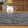 Shag Area Rug Floral Shaggy Rug Soft Thick Solid Carpet Boho Plush Fluffy High-Low Pile Rug - 2 of 4