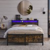 Iron Iron Bed Frame, Metal Bed Frame, Wrought Iron Bed Frame, Iron Platform Bed Frame, Iron Canopy Bed Frame - 2 of 4