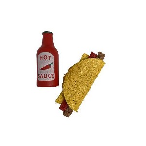 A&E Cage Company Guinea Pig, Rabbit, Gerbil, Mouse, Chinchilla, Ferret, Hamster and Rat Spicy Taco Interactive Toy - 1 of 1