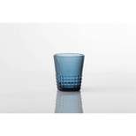 11.5oz 6pk Crystal Malcolm Double Old Fashion Glasses Blue - Fortessa Tableware Solutions