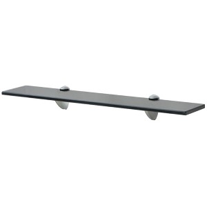 vidaXL Floating Shelf Glass 23.6"x3.9" 0.3" - 1 of 4